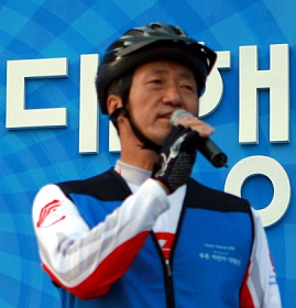 ▲ 정몽준 한나라당 대표최고위원이 개회식에서 축사를 하고 있는 모습 ⓒ 뉴데일리