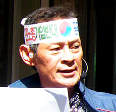 ▲ 홍정식 활빈단 단장 ⓒ 뉴데일리 