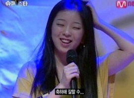 ▲ '슈퍼스타K' 오디션을 보고 있는 정슬기  