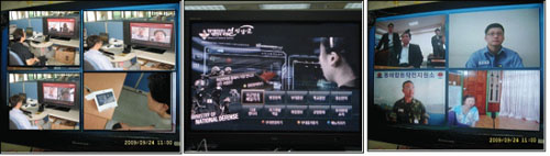 ▲ 영상면회 등 시연 화면 ⓒ 뉴데일리