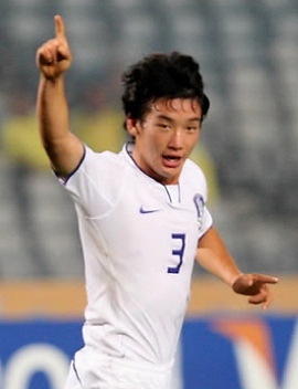 ▲ 6일 새벽(한국시각) 이집트 카이로 스타디움에서 열린 U-20 월드컵 16강전 한국과 파라과이 경기에서 김민우가 2번째 골을 넣고 나서 환호하며 달리고 있다. ⓒ 연합뉴스