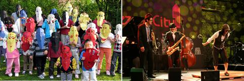 ▲ 어린이디자인교실(좌) 및 I-design스테이지(우)