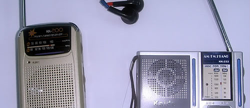 ▲ 자유북한운동연합이 북한에 보낼 소형 라디오 ⓒ연합뉴스