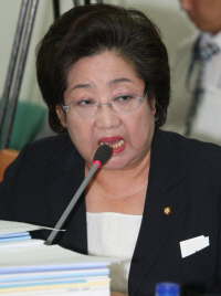 ▲ 친박연대 김을동 의원 ⓒ&nbsp;연합뉴스