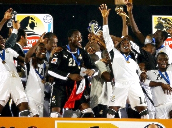 ▲ 2009 국제축구연맹(FIFA) 20세 이하(U-20) 월드컵 축구대회 우승을 차지해 기뻐하는 '가나' 선수들 ⓒ FIFA