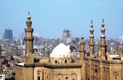 ▲ 시타델에서 본 카이로 (술탄 하산 모스크와 리파이 모스크 뒤로 카이로 시내).