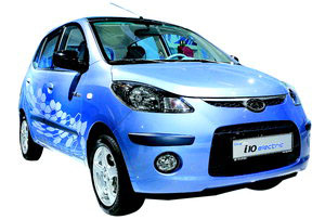 ▲ 현대-기아자동차의 최초 전기차 콘셉트카 i10 일렉트릭. ⓒ 뉴데일리