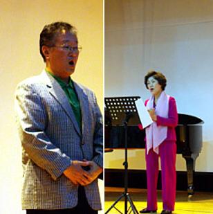 ▲ 가곡아카데미 수강생들