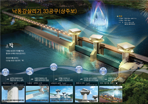 ▲ 낙동강 33공구 상주보 ⓒ 뉴데일리 