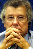 ▲ '반인도범죄 근절을 위한 국제인권세미나 및 인권유린 증언대회'토론자로 참석한 데이비드 호크(David Hawk) 전 국제사면위원회 미국지부장 ⓒ 뉴데일리 