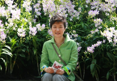 ▲ 박근혜 한나라당 미니홈피에 위 사진을 올리고 