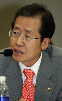 ▲ 홍준표 한나라당 전 원내대표. ⓒ연합뉴스