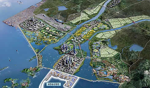 ▲ 2011년 착공되는 새만금 신항만 조감도 ⓒ 연합뉴스
