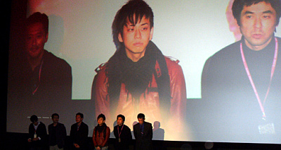 ▲ 5일 서울 사당동 씨너스 이수 영화관에서 열린 '핑크영화제-OL러브쥬스' 무대인사 ⓒ 뉴데일리 