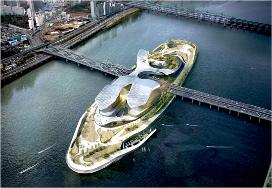 ▲ 한강예술섬 조성 조감도ⓒ서울시