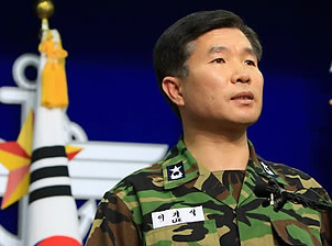 ▲ 서해 교전 상황을 설명하고 있는 합동참모본부 이기식 정보작전처장 ⓒ연합통신 