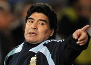 ▲ 디에고 마라도나 아르헨티나 축구대표팀 감독. ⓒ&nbsp;자료사진