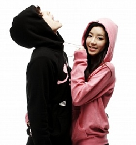 ▲ 세븐과 박한별ⓒ세븐 미니홈피 캡처