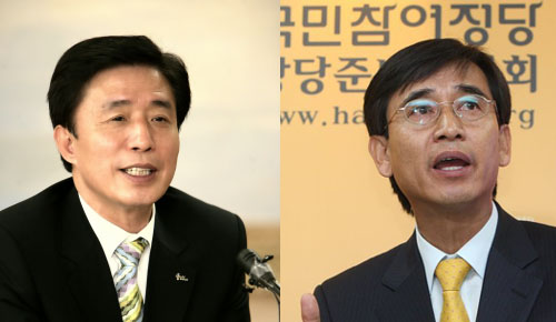 ▲ 김범일 대구시장(왼쪽)과 유시민 전 장관. ⓒ자료사진