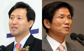 ▲ 오세훈 서울특별시장(좌)과 김문수 경기도지사 ⓒ연합뉴스 