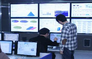 ▲ ‘개인정보 노출 대응시스템’ 상황실. ⓒ 뉴데일리