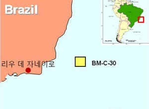 ▲ 브라질 BMC-30 광구는 브라질 에스피리투 산토(Espirito Santo) 연안의 캄포스(Campos) 분지에 위치한 해상 광구로 SK에너지는 동 광구에 20%의 지분을 보유하고 있다.  ⓒ 연합뉴스