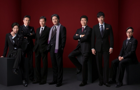 ▲ 2009 A-어워즈 수상자. 왼쪽부터 가수 타이거 JK, 풍월당 대표 박종호, 디자이너 송지오, 영화감독 박찬욱, 프로골퍼 양용은, 영화배우 이병헌, 프로듀서 김태호. ⓒ 뉴데일리