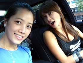 ▲ 양은지-양미라 자매&nbsp; ⓒ 양은지 미니홈피