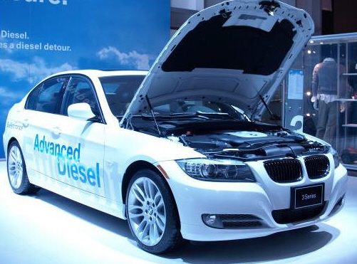 ▲ 독일 BMW사가 클린디젤 기술을 적용해 작년에 내놓은 320d 모델차량. ⓒ&nbsp;연합뉴스