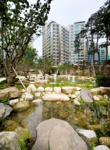 ▲ 김포 고촌 힐스테이트의 생태정원 ⓒ 뉴데일리 