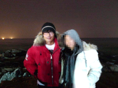 ▲ 13일 권미연씨 측근이 국내 언론에 공개한 이병헌과의 데이트 사진. ⓒ 뉴데일리