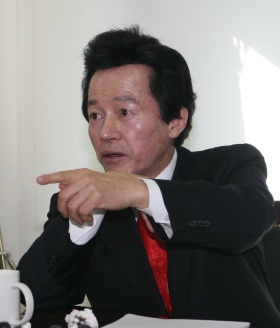 ▲ 허경영 민주공화당 총재ⓒ 뉴데일리