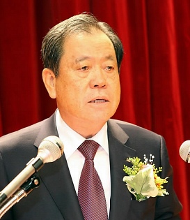 ▲ 한국토지주택공사 이지송 사장이 지난 1일 오전 한국토지주택공사 분당 정자동사옥에서 열린 취임식에서 취임사를 하고 있다. ⓒ&nbsp;연합뉴스