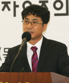 ▲ 자유주의진보연합 최진학 대표 ⓒ 뉴데일리