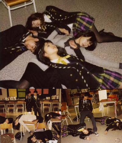 ▲ 쉬는시간엔 시체놀이 ⓒ 고아성 미니홈피