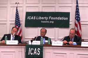 ▲ 최근 워싱턴에서 열린 한미연구소(ICAS : The Institute for Corean American Studies) 주최 심포지엄 ⓒ&nbsp;VOA 자료&nbsp;