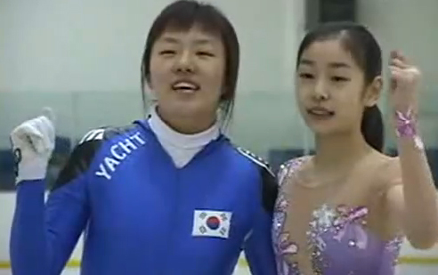 ▲ 이상화 선수와 김연아 선수가 함께 