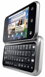 ▲ 모토로라의 2번째 안드로이드폰 '백플립' ⓒ 뉴데일리