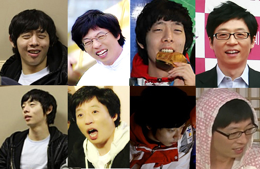 ▲ 2010 밴쿠버 동계올림픽 2관왕 이정수와 국민MC&nbsp;유재석의 닮은꼴 모습&nbsp;ⓒ 뉴데일리