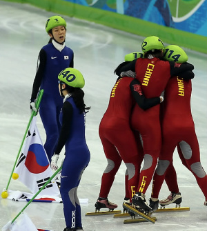 ▲ 빼앗긴 금메달 ⓒ 연합뉴스