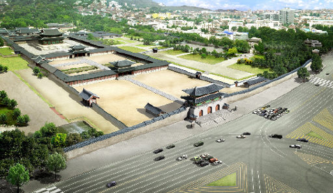 ▲ 광화문 복원 조감도 ⓒ 뉴데일리