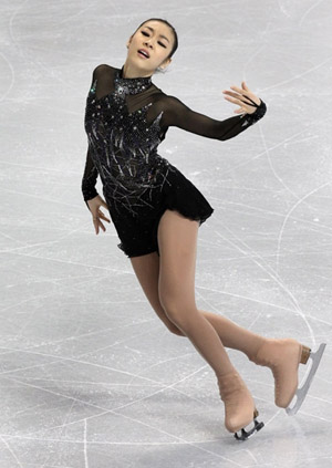 ▲ 영화 아이스캐슬에서 포스터에 담겼던 김연아의 지난 2008년 &lsquo;죽음의 무도&rsquo; 공연 당시 모습 ⓒ 자료사진