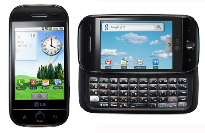 ▲ LG전자의 국내 첫 안드로이드 폰 '안드로-1' ⓒ 뉴데일리