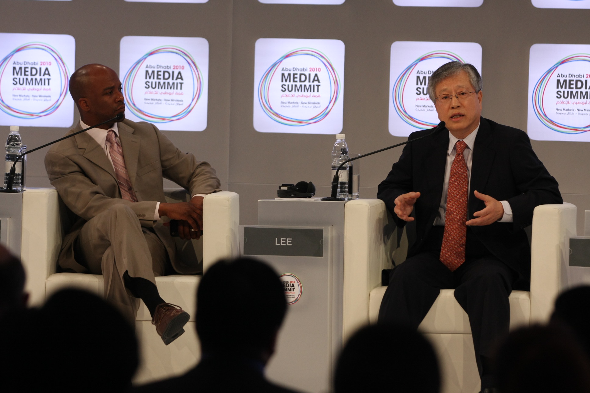 ▲ 아부다비 미디어 서밋에 참석한 이석채회장 ⓒ 뉴데일리