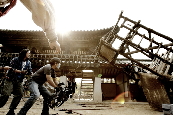 ▲ 영화 <구르믈 버서난 달처럼> 촬영 현장&nbsp;ⓒ 뉴데일리