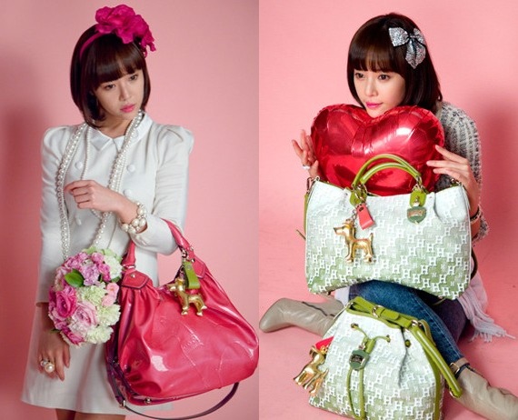 ▲ 황정음이 모델로 활동하는 헤지스 액세서리 ⓒ LG패션