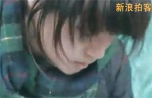 ▲ 중국에서 화제가 되고 있는 미녀거지. ⓒ&nbsp;동영상 캡처&nbsp;