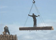 ▲ 러시아의 북한 벌목공들 ⓒ 뉴데일리