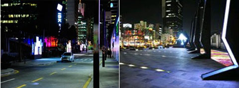 ▲ 을지한빛거리 야경 ⓒ 서울시