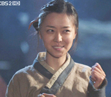 ▲ KBS드라마 '추노'에서 절구녀로 등장한 김해인 ⓒ 추노 캡쳐화면 